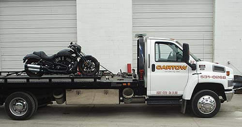 Salt Lake City Motorcycle Towing by Cartow Towing